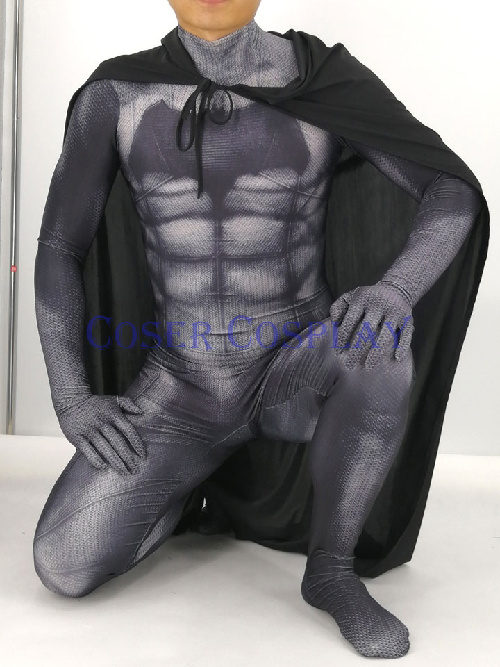 2019 Batman Bruce Wayne Coplay Costume With Cape Kids 0826